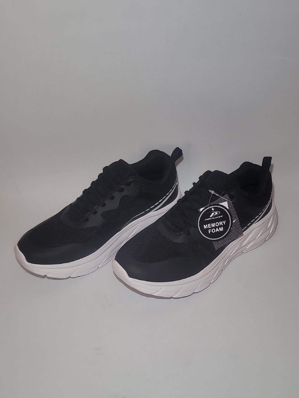 Pro Player Black and White Men Shoes